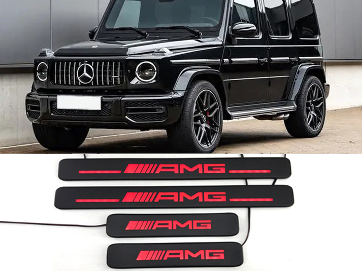 Mercedes-Benz W463A W464 G-Class AMG Door Sills LED Scuff Plates